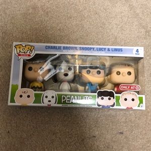 Funko Pop! Peanuts 4 pack minis. Target exclusive.